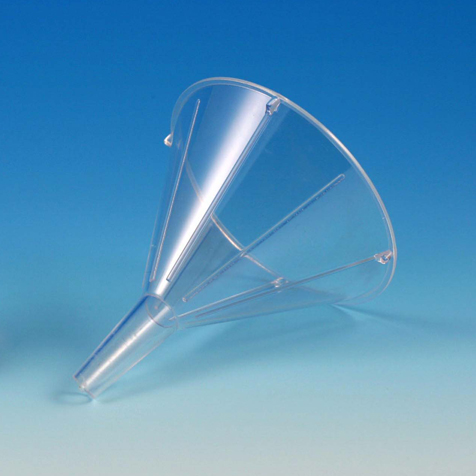 Funnel, Disposable, Polystyrene, 65 mm (78 mm high with 30 mm stem length)