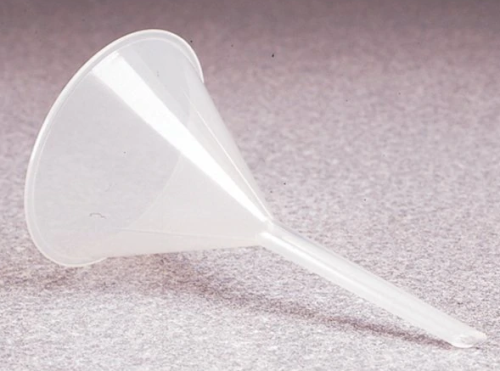 Nalgene, Funnel, Analytical, Polypropylene, 60 Degree Angle, 104 mm Top I.D. x 183 mm H, 4250-0100