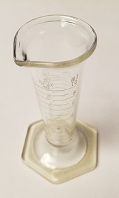 Conical Pharmaceutical Graduate, Dual Scale, 10 mL / 120 Minim (Sold by Each), 60345-120