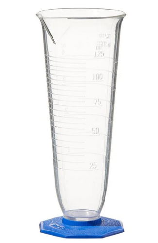Double-Scale Pharmaceutical Graduates, 125 mL/4 oz., Polymethylpentene, 3673-0004
