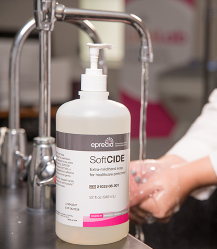 Hand Soap, Antibacterial, SoftCIDE, Contains 1% Chloroxylenol, 32 oz, Epredia, 21032