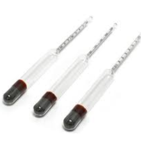 Hydrometer, Twaddle, 130 to 170 degrees Tw x 0.5 degrees Tw, 280 mm at 60 degrees F, Chase Instruments, TW7
