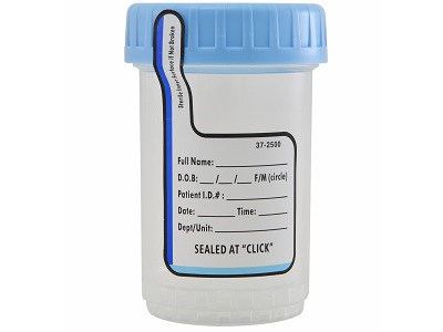 Clik-Seal Cup, Sterile, 90 mL, 400/CS, Hardy Diagnostics, PC4090400S
