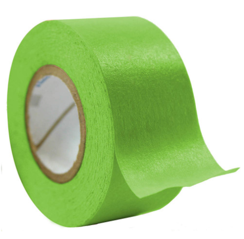 Label Tape, Green, Pressure Sensitive, 1 in. Width (Roll of 60 Yards)