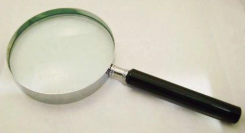 Selsi Hand Magnifier, 2 in. Lens Diameter, 311-2