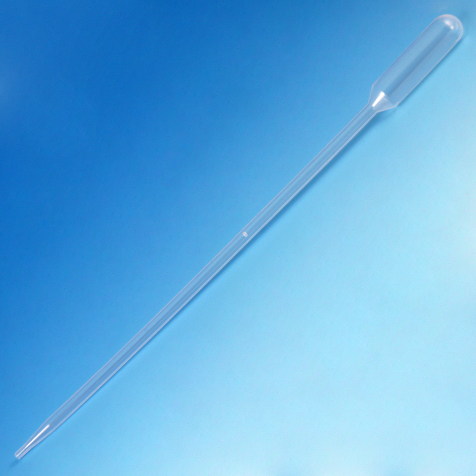 Transfer Pipet, 6.0 mL, Extra Long, 225 mm (9 Inches Long), Bulb Draw - 2.3 mL, 500/PK