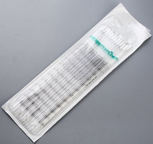 Pipette, Serological, 2 mL, Polystyrene (PS), Standard Tip, 275 mm, STERILE, Green Band, Globe Scientific, 1730