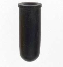 Dropper Bulb, Natural Rubber, Black, 1 mL (Package of 12)