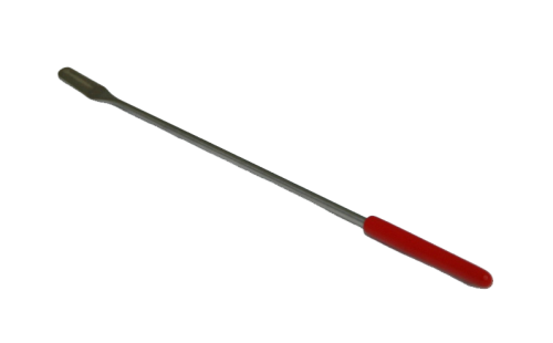 Micro Spoon, 6-1/2 in. Long, Stainless Steel with Plastisol Handle