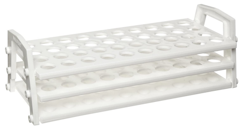 Unwire Test Tube Racks, 16 mm Tube Size, White, 248 mm L x 127 mm W x 70 mm H, 6 x 12 Array, 5970-0016