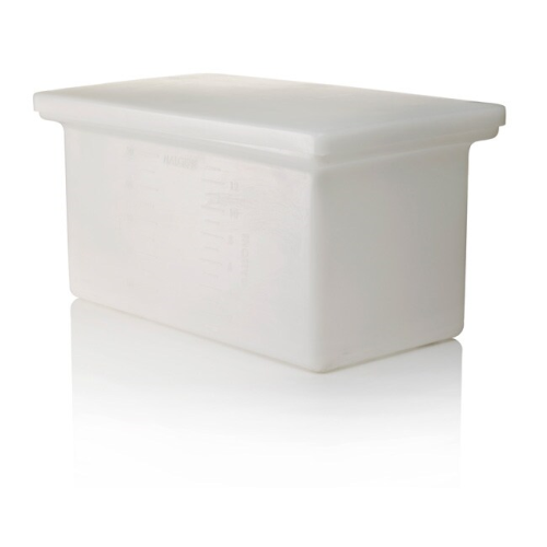Nalgene Rectangular Tank with Cover, Polypropylene (PP), 120 L / 32 gal., 14200-0045