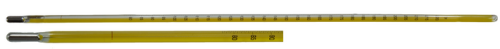 Thermometer, Antifreeze Freezing Point, 425 mm Length, -37 to -22 Degrees F, 0.2 Degrees F Subdivisions, 100 mm Immersion, ASTM 119F