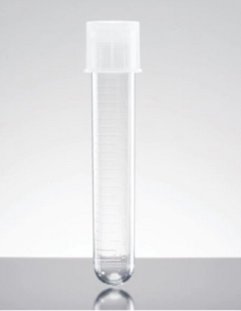 Tubes, Culture, Polystyrene, without Cap, Sterile, Disposable, 17 mm x 100 mm (Shown with Cap)
