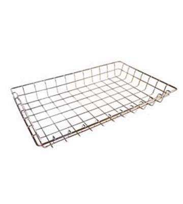 Basket, Stainless Steel, for Sterilmatic (Registered) Steam Sterilizer, 12 in. x 20 in. x 4 in..