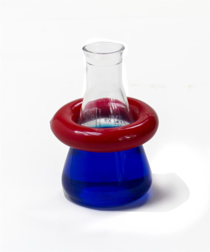 Vinyl Coated Lead Ring Flask Weight, 1/2 Lb, for 125 to 500 mL Flasks, Bel Art Products, F18307-0005
