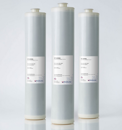 RO/DI Feed Cartridge Kit for CLiR 3000, 3 High Capacity, High-Purity, Cartridges per Kit, ResinTech, VPK-4010