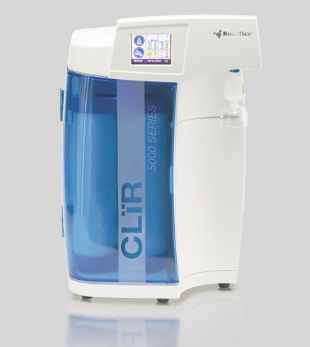 Ultrapure Lab Water System, CLiR 5300 Benchtop Configuration with Ultrafiltration, 120 V, ResinTech, CLS-5300-S-1