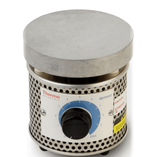 Micro Hot Plate, 120 V, 50-60 Hz, Range: Ambient-371 Degrees Celsius, Ideal for Quick Sample Testing, Thermo Scientific, HP2305BQ