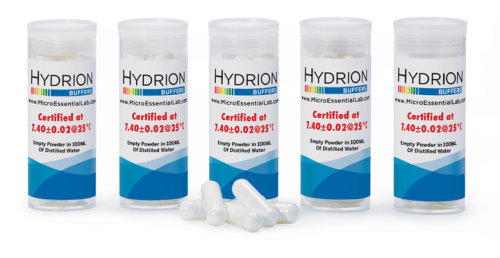 HYDRION pH Buffer Capsule pH 7.40, 10 Capsules/Vial,  Micro Essentials Laboratory, 270-7.4