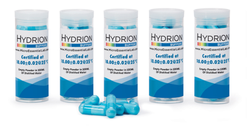 HYDRION pH Buffer Capsule pH 10.00, 10 Capsules/Vial,  Micro Essentials Laboratory, 270-10