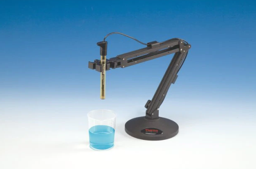 Swing Arm Electrode Holder and Stand, with 360 Motion for Fast Electrode Movement Between Samples, Cable Management System for Neatness and Safety, Orion 090043