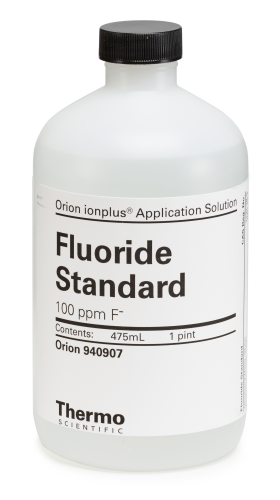 Fluoride Standard, 100 ppm, 475 mL, Orion, 940907