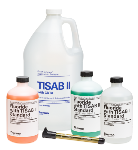 Ionic Strength Adjustor for Use with Ion Selective Electrodes (Fluoride), 1 Gallon Bottle, Orion, 940909