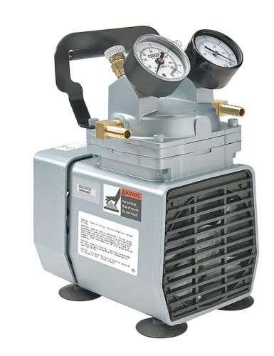 Vacuum Pressure Pump, 115V, Gast, 60 Hz