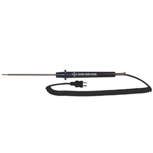 Digi-Sense Type J Standard Probe with Mini-Connector & 5' Coil Cord, Cole-Parmer Instrument Company, WD-08517-55