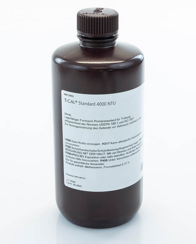 T-CAL Standard, 4000 NTU, 500 mL Amber Bottle, Lovibond, 48012950