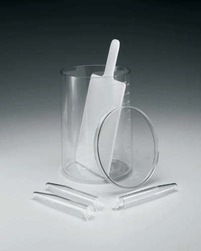 Settleometer Kit, Includes Polycarbonate Jar and Cover, Polypropylene Paddle. Ten 15-ml Conical Centrifuge Tubes, Polycarbonate, Polypropylene Closures. Instruction Booklet & Data Sheet,  1010-0507