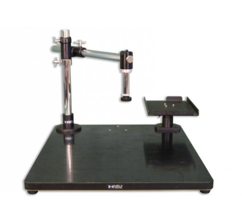 Special Universal Stand with F-Focus Control & Rotatable Tray to Hold Fiber Optic Light Source, For Use with SMD Accessory, Meiji Techno America, UL