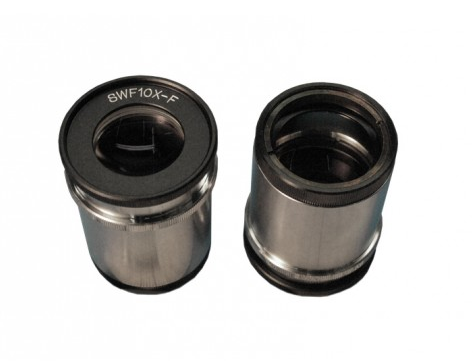 10X Super Wide Field Focusing Eyepiece, Field No. 21, with 25 mm Reticle Mount, Meiji Techno America, MA519
