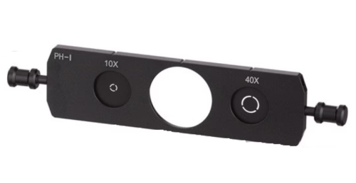 Phase Contrast Slider with BF Position, 10X-40X Annuli, ACCU-SCOPE INC., 00-3224-1040