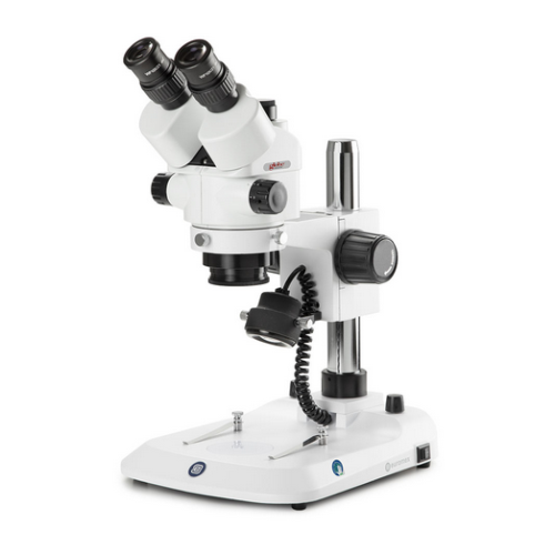Trinocular Stereo Zoom Microscope StereoBlue, 0.7X To 4.5X Zoom Objective, Magnification From 7X To 45X, Globe Scientific, ESB-1903-P