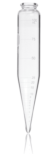 Centrifuge Tube, Oil, 8 in. Length, 100 mL, Borosilicate Glass, ASTM, DWK, 45240