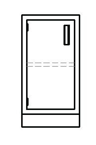 Metal Standing-Height Base Cabinet Full Height Left Hand Door and Adjustable Shelf, 24 in. Wide, Prime Industries, B3524-100L