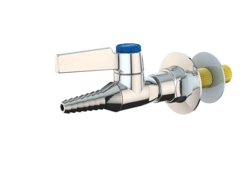Water Saver Single Laboratory Ball Valve, Panel Mounted