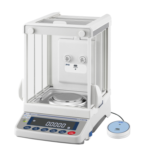 AnD Apollo Analytical Balance, GX-224AE, 220G x 0.0001G, with Internal Calibration and Built-In Static Eliminator