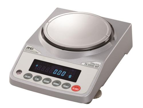 Precision Balance, Toploader Model FX-3000iWP, Waterproof, 3200 g x 0.01 g, External Calibration