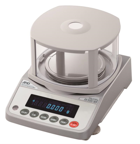 Precision Balance, Toploader Model FX-200iWP, Waterpoof, 220 g x 0.001 g, External Calibration & Breeze Break