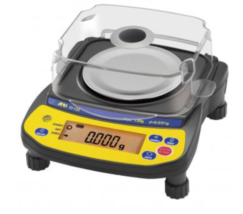 Balance, Newton, Portable, 310 g x 0.001 g, Breeze Break, External Calibration, A&D Weighing, EJ-303