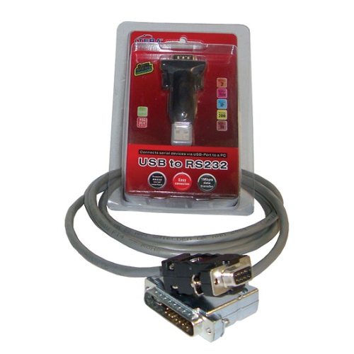 Serial/USB Adapter Converts USB to 25 Pin RS-232, A&D Weighing, AX-USB-2920-25P