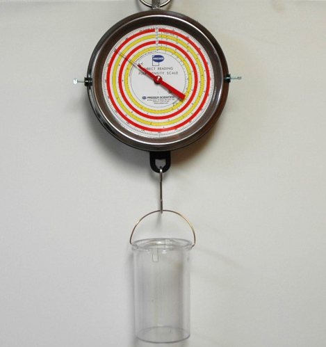 Pulp Density Scale, Marcy Style, with Poly Container, 100A-001