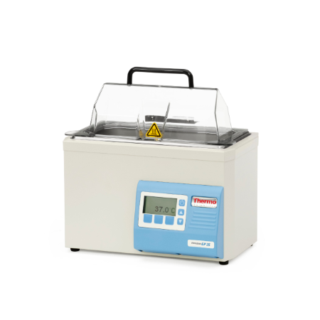 Precision General Purpose Digital Water Bath, 2 L Shallow, Ambient to 100 Degrees C, Global Voltage 100-115 V/200-230 V, 50/60 Hz, Thermo Scientific, TSGP2S