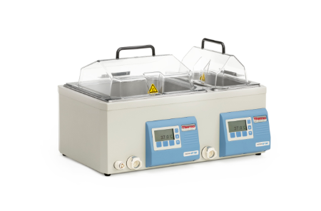 Precision General Purpose Digital Water Bath, 5 and 10 L Dual, Ambient to 100 Degrees C, Global Voltage 100-115 V/200-230 V, 50/60 Hz, Thermo Scientific, TSGP15D