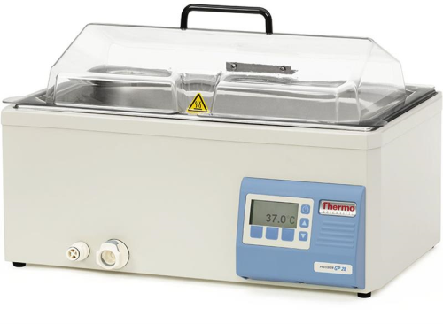 Precision General Purpose Digital Water Bath, 28 L, Ambient to 100 Degrees C, Global Voltage 100-115 V/200-230 V, 50/60 Hz, Thermo Scientific, TSGP28