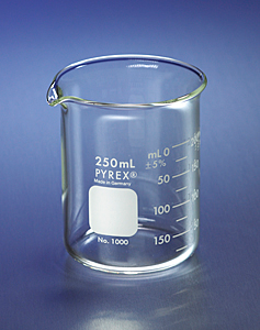 Beakers, Pyrex, Griffin, Low Form, Graduated, 50 mL, Corning 1000-50