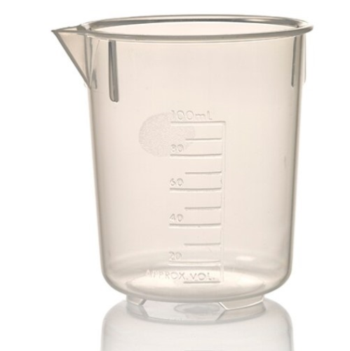 Nalgene Economy Beaker Griffin Low-form, Polypropylene Copolymer (PPCO) 100 mL, 12/CS, 1205-0100