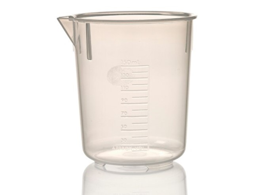 Nalgene Economy Beaker, Griffin Low-form, Polypropylene Copolymer (PPCO), 150 mL, 12/CS, 1205-0150